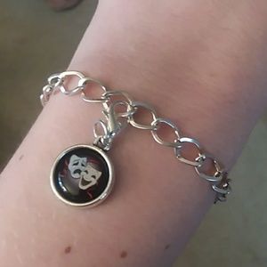 ⭐ Silver Theatre Charm Bracelet
